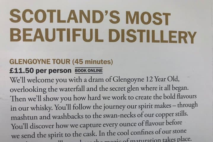 Scotch whisky Tour