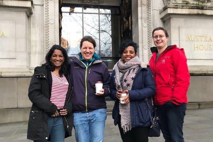 These guests on the lookout for Gringott’s Bank.