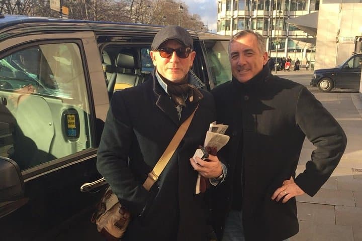This London Black Cab had a very special passenger.