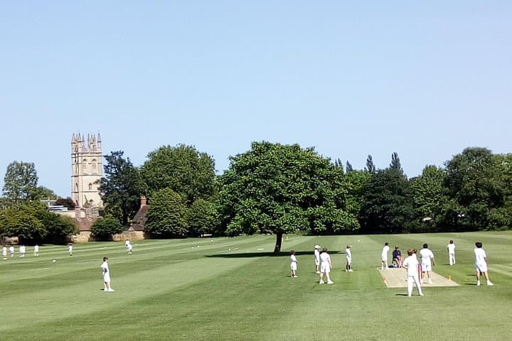 View of Christ church meadows towards Magdalen tower