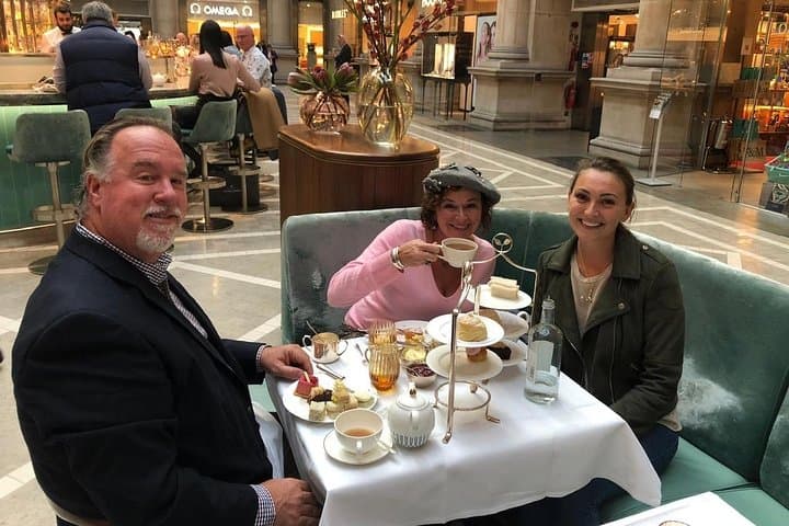 These guests enjoyed an Edwardian-style English Afternoon Tea after their Downton Abbey Tour.