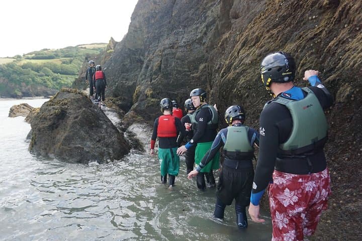 Scrambling and Bouldering our way around the coast.