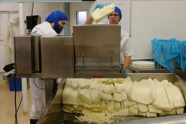 You will get an insight into how Cheddar cheese is traditionally made and have a mini cheese tasting!