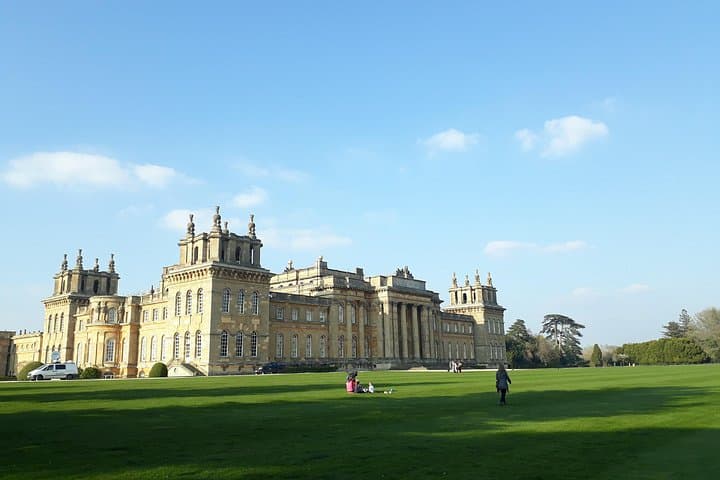 Blenheim Palace from its lawn