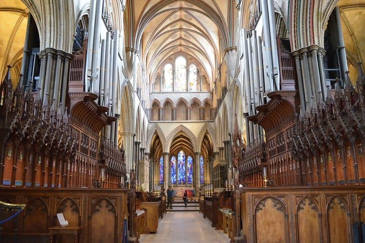 Inside Salisbury Cathedral