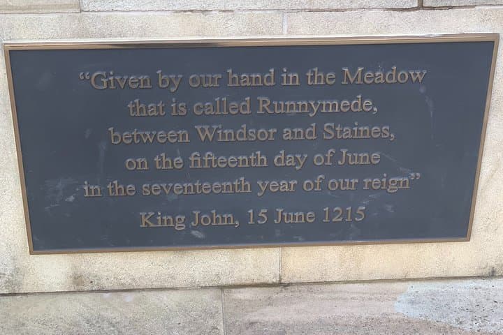Runny Meade birth place of freedom