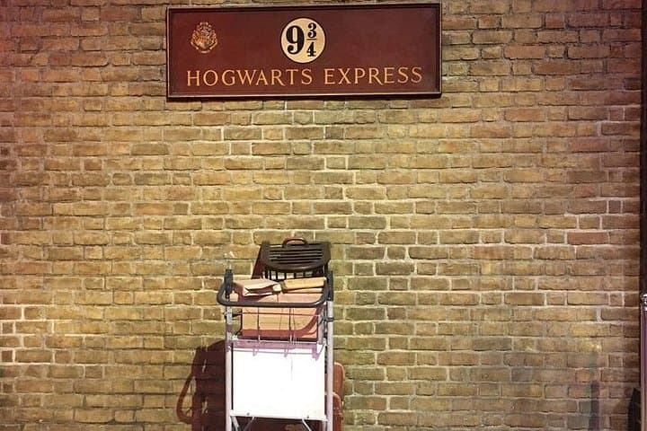 Platform in Kings Cross station
