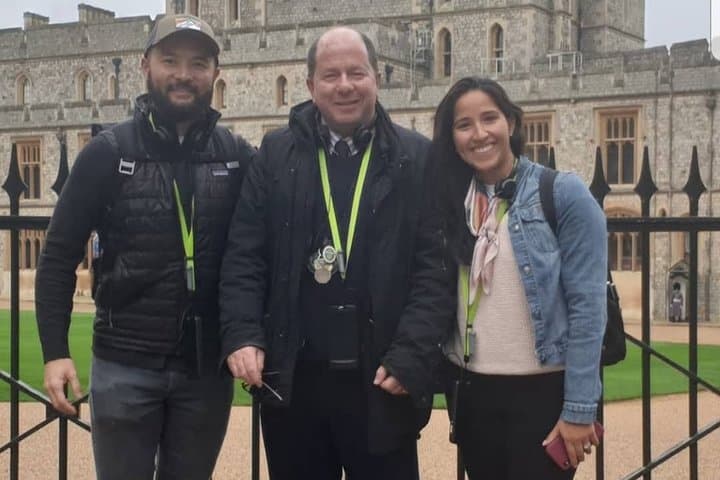 Windsor Castle with Al and Marcella on layover tour. This was Marcella's second booking with London Sightseeing Tours.