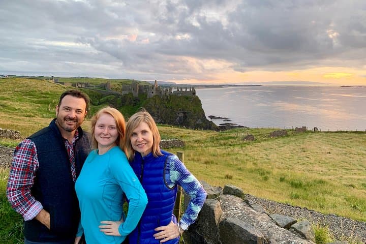 At Historic Dunluce Castle