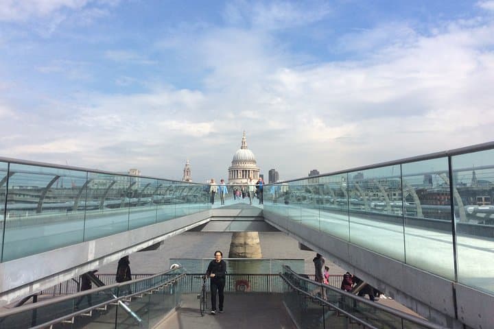 The Millennium Bridge and St Pauls Cathedral