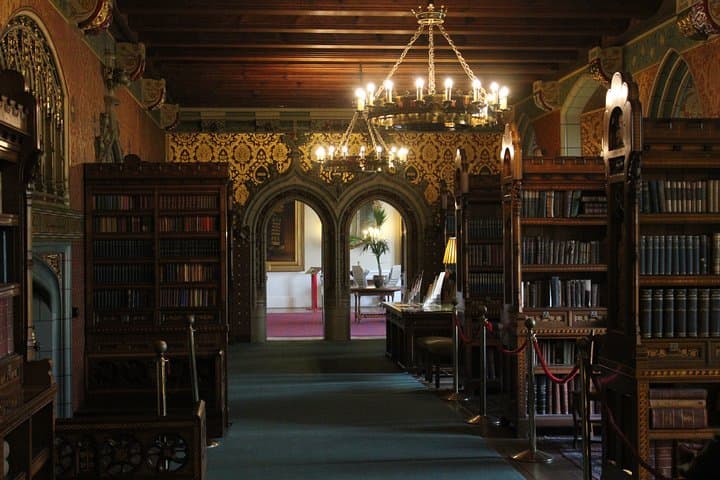 The library in Cardiff Castle... or is it the Tardis library?