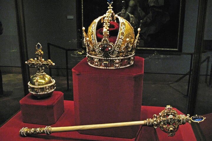 The Crown Jewels at Tower Brdige, London.