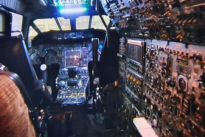 Cock pit in concorde