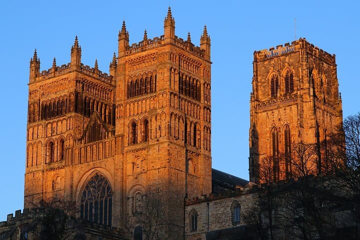 Durham Cathedral at sunset