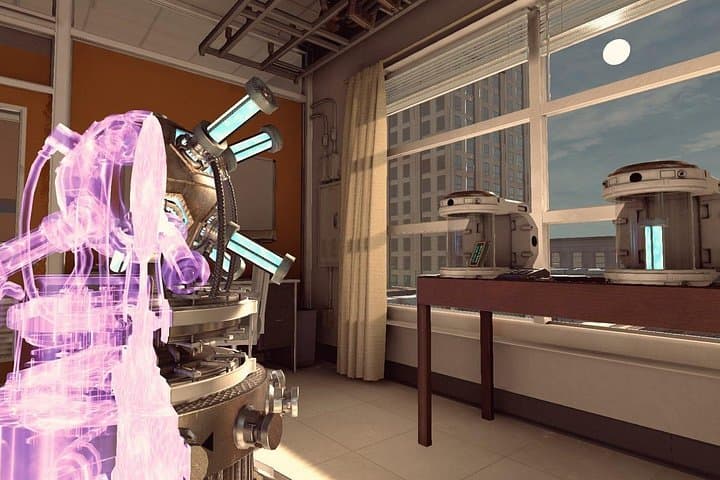 Free-Roaming Virtual Reality Experience in London