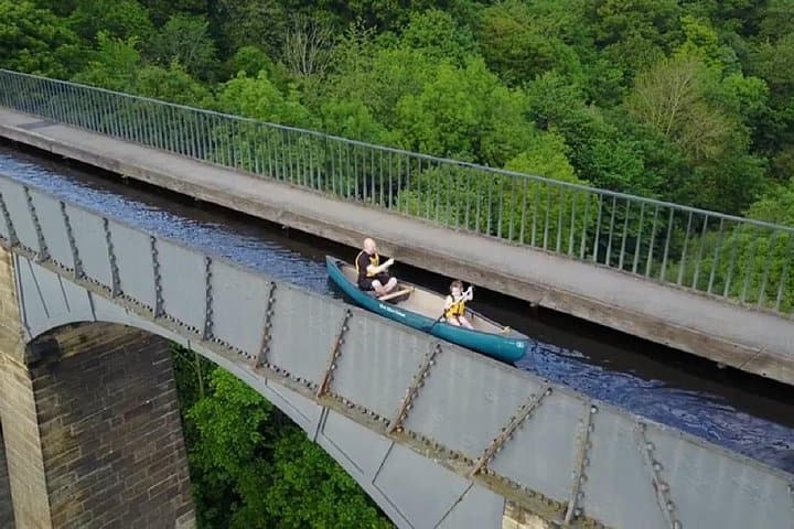 Canoe Trip Over the Pontcysyllte Aqueduct