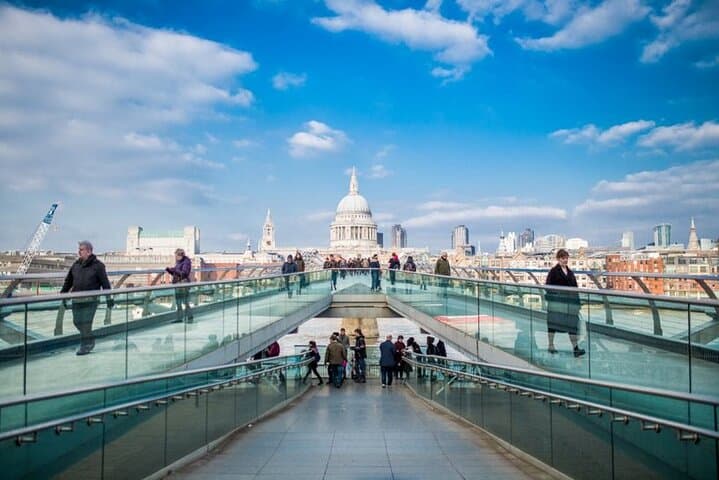 St Paul and Millennium Bridge
