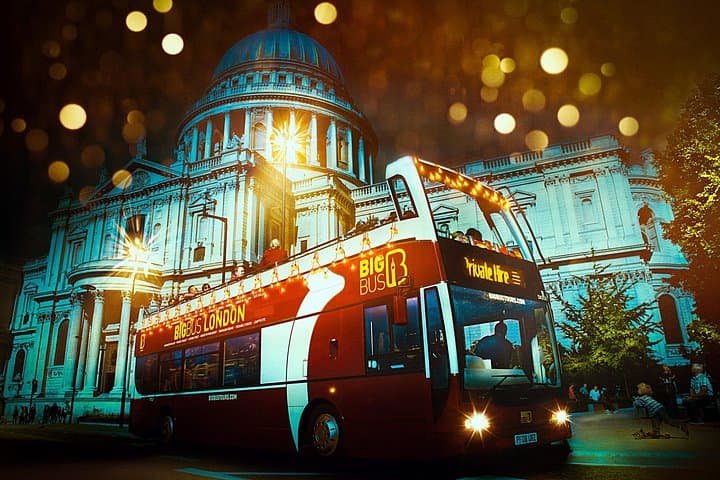 London Big Bus Evening Sightseeing Tour with Live Guide