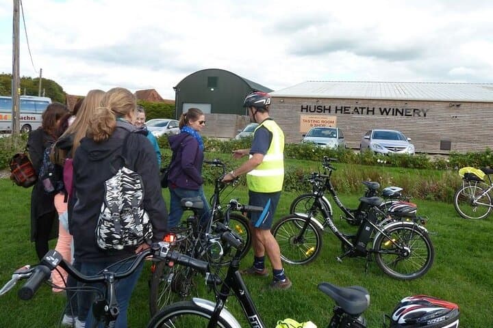 Self-Guided Electric Bike Tour to vineyards and castles in Kent