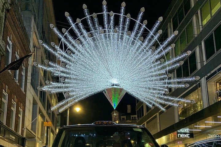 London Bespoke Black Cab Christmas Lights & Sights Private Tour