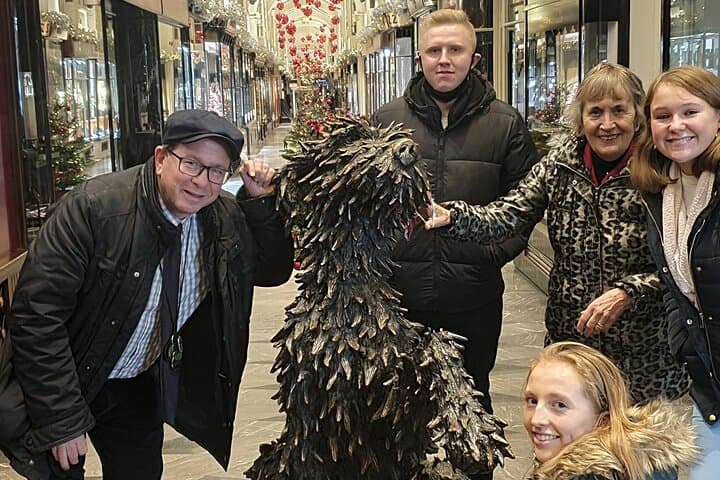 Hidden London tour at the incredible Burlington Arcade.