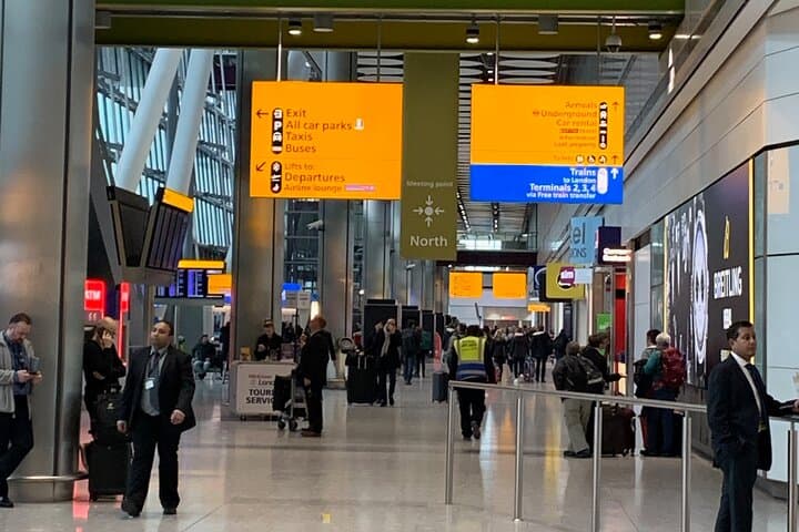 Heathrow Airport to Central London Private Transfer – Up to 8