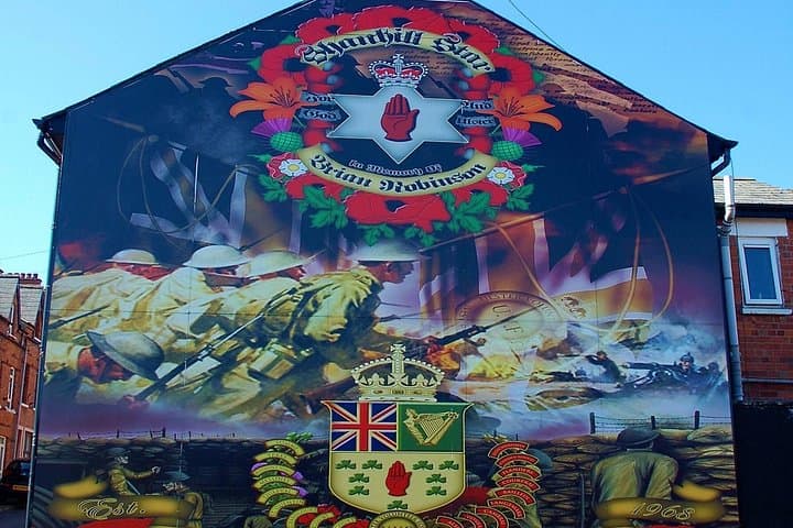 UVF battle of the Somme mural