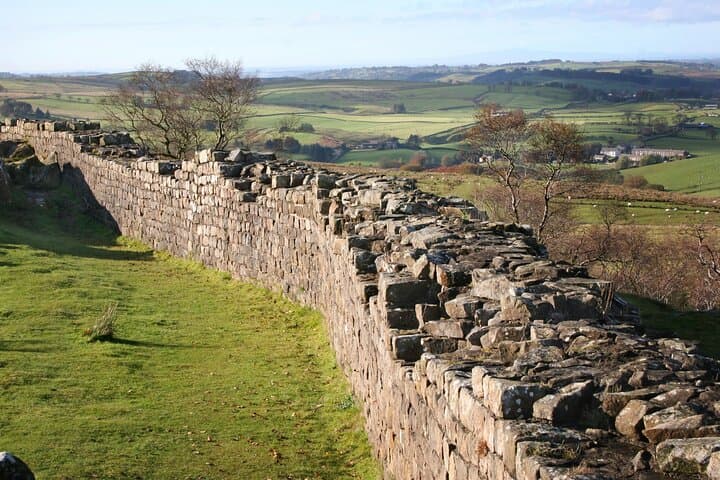 The best preserved sections of Hadrian's Wall