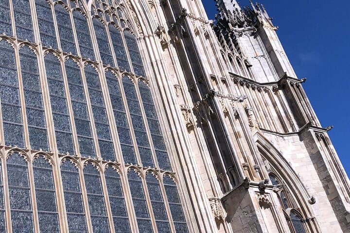 The East window of York Minster.