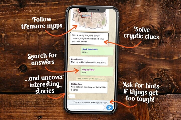 It works like Whatsapp so it's easy and fun