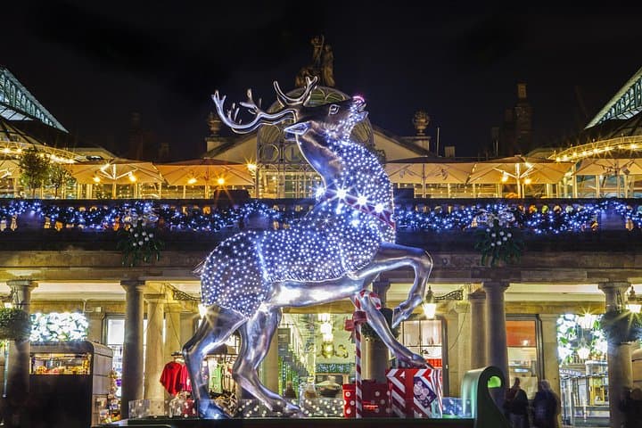 London Christmas Lights Private Tour by Traditional Black Cab