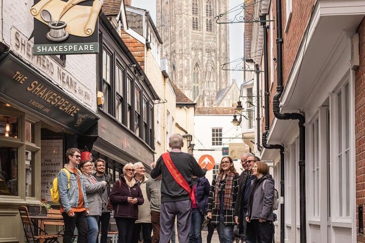 Butchery Lane with a view of the magnificent Cathedral