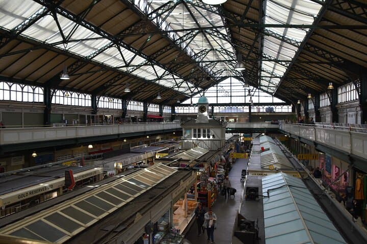 Cardiff's marvellous indoor market.