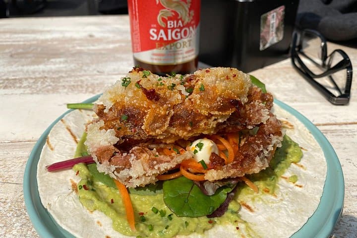 Soft shell crab tacos.