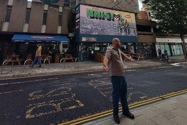 Talking about Bristol rich street art