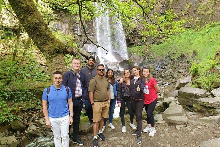 Melin Court waterfalls