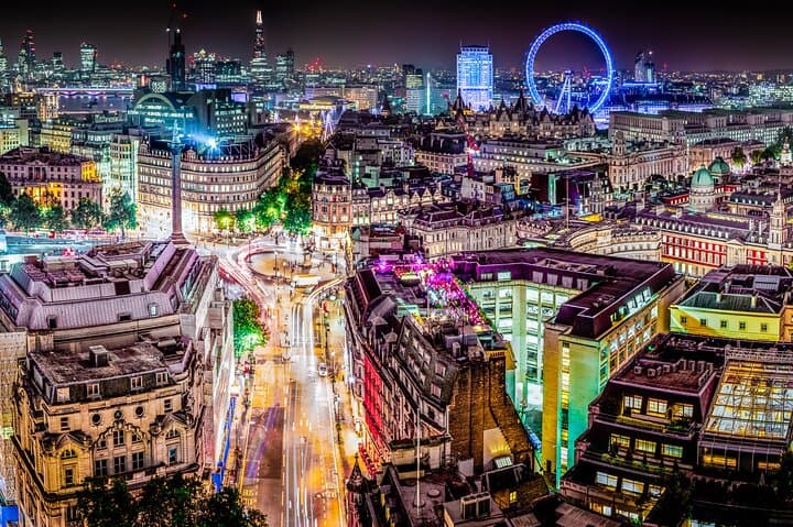 London at night!