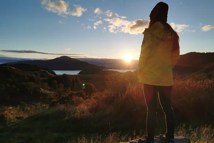 Sunset views over the Highlands