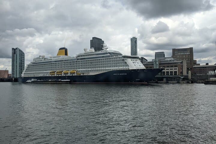 Cruise Ship docked at Liverpool cruise Terminal