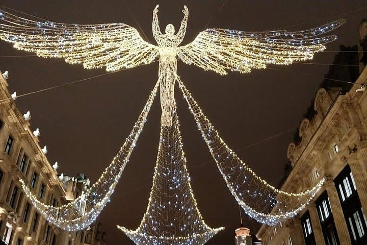 London Private Christmas Lights Taxi Tour with Pick Up