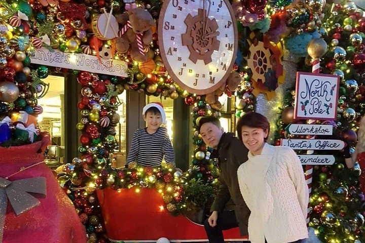 London Private Christmas Lights Taxi Tour with Pick Up