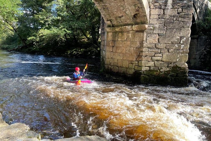White Water Kayak Activity in Buckfastleigh