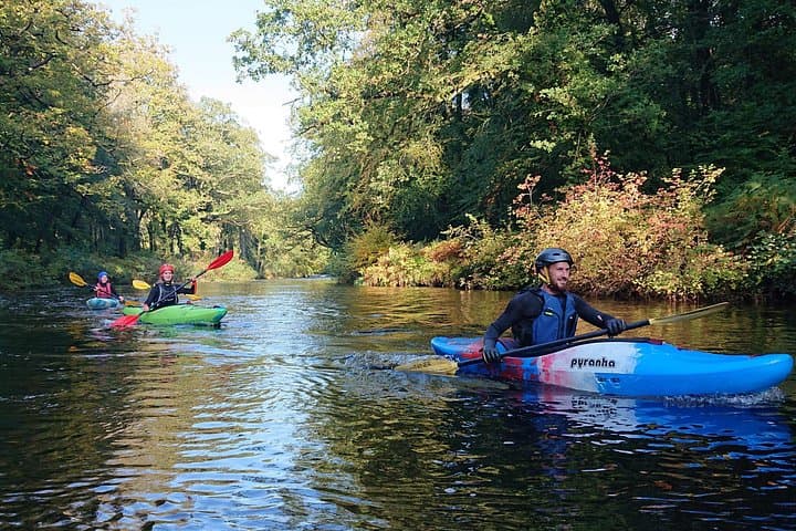 White Water Kayak Activity in Buckfastleigh