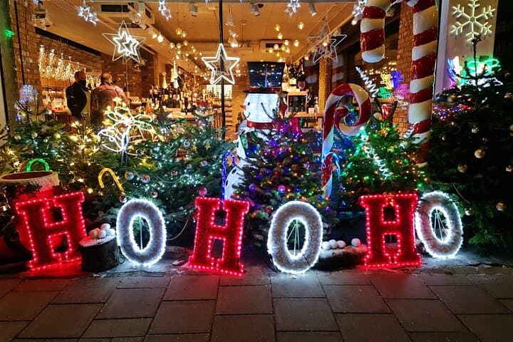 London Christmas Lights Bike Tour with Local Guide