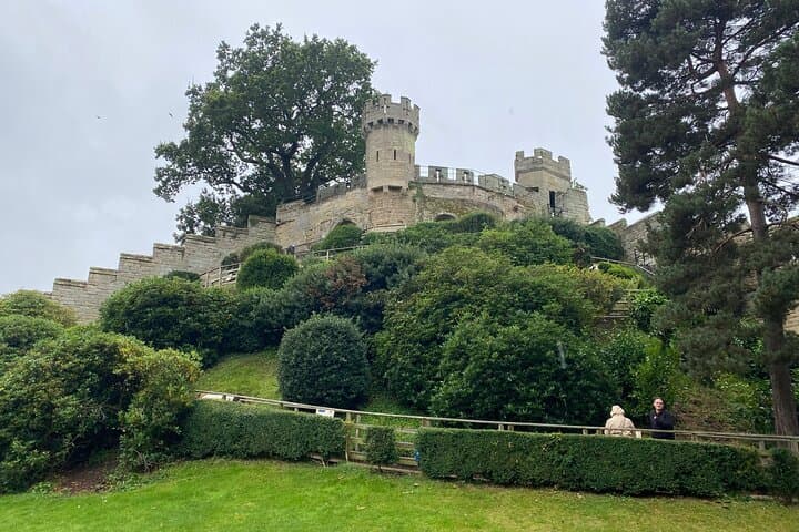 Warwick Castle gardens and walls