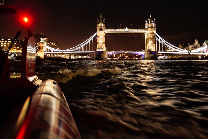 Cruise past London's most iconic landmarks dressed in stunning lights