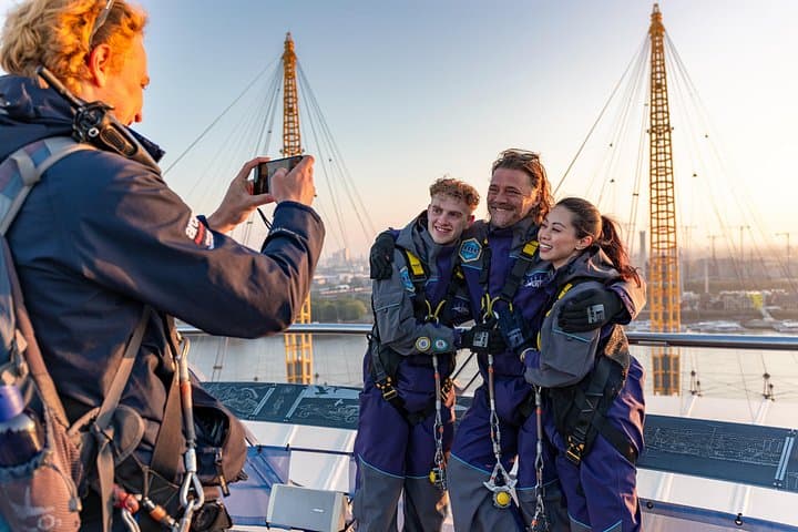Up at The O2: Sunset Climb with Guided Tour with Panoramic Views