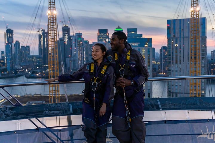 Up at The O2:Twilight Climb with Guided Tour with Panoramic Views