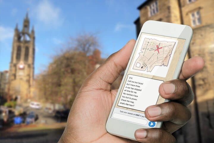 Fun, Flexible Treasure Hunt Around Newcastle with Cryptic Clues & Hidden Gems