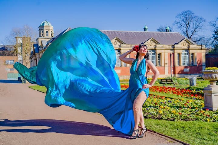 Flying Dress Photoshoot in London